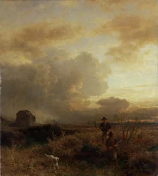 Tormenta despejándose en el campo, 1857